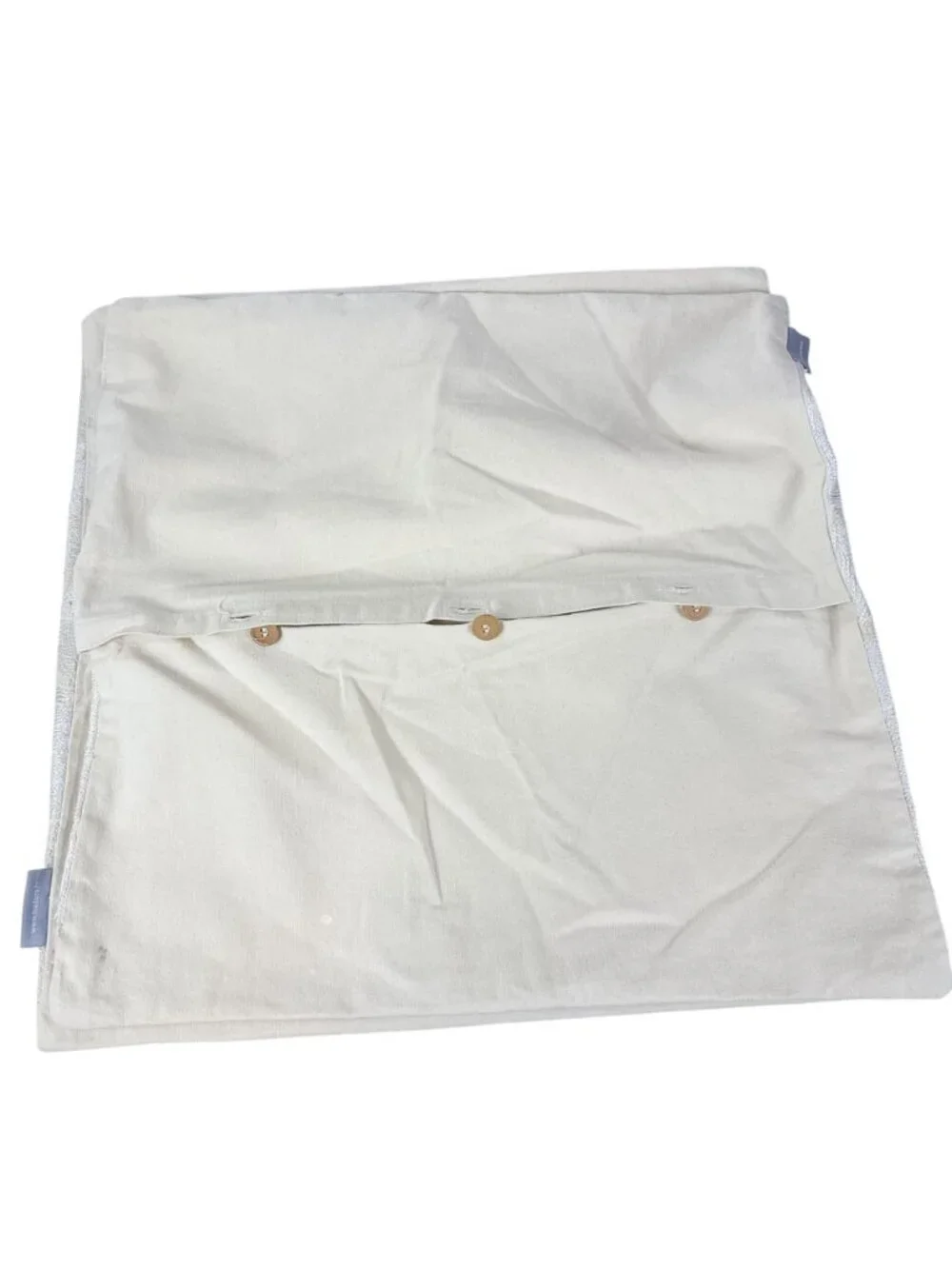 Madura France Chain Stitch Embroidery Circles Cream White Pillow Covers Set Of 2